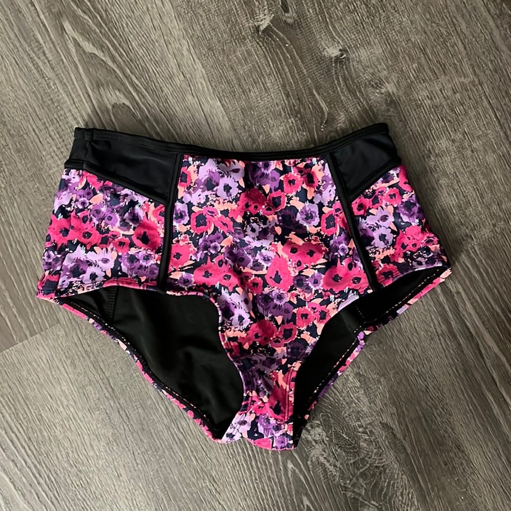 Brand new River Island swim bottom floral mesh